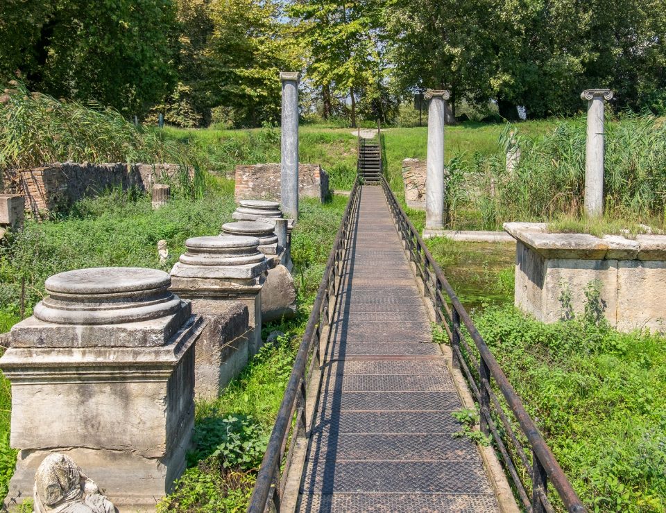 Sanctuary,Of,Isis,At,The,Archaeological,Park,Of,Dion.,Pieria,
