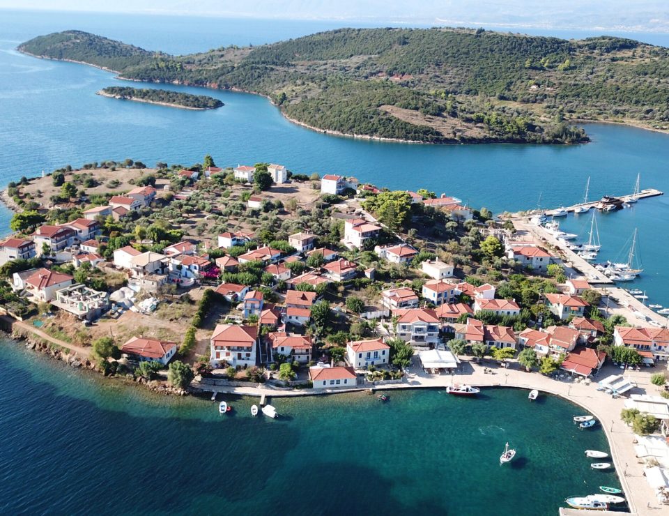 Aerial,Drone,Photo,Of,The,One,And,Only,Inhabited,Island