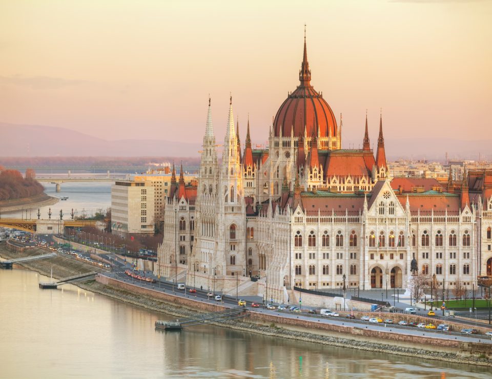 Parliament building in Budapest, Hungary
